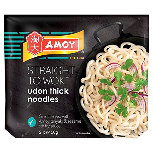 Amoy Udon Nudeln Dick 2 x 150 g von Amoy