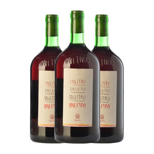 Ampeleia Unlitro Costa Toscana 1 L Rotwein (Karton mit 3 Flaschen von 1 L) von Ampeleia