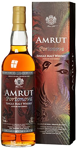 Amrut Portonova Single Malt mit Geschenkverpackung Whisky (1 x 0.7 l) von Amrut