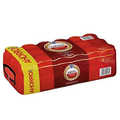 Amstel Pack 18 Stck. Malzbier 100% Zinn - 33cl. von Amstel