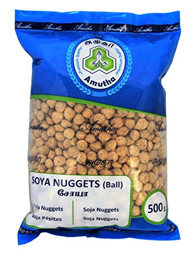 [ 500g ] Amutha Soya Nuggets (Ball) / Fleisch Alternative / Soja Kugeln von Amutha