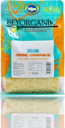 Beyorganik Osmancık Reis - 1 kg | Hochwertiger Bio-Reis aus der Türkei, Perfekt für Gesunde Ernährung und Leckere Gerichte von Anadoludan Sofraniza