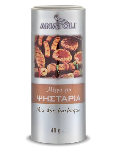 Anatoli Gewürzmischung für BBQ Barbecue Grill Gerichte 40g Alu Streuer Dose | Würz Mix Grillfleisch Gemüse mediterran von Anatoli