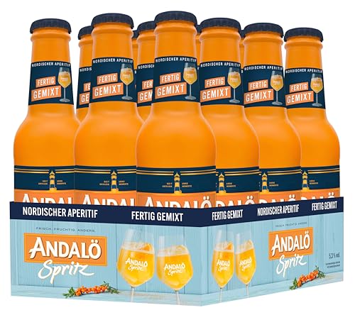 ANDALÖ SPRITZ - der nordische Aperitif I Ready to drink I 12 x 0,2L I 5,3% vol - von Andalö