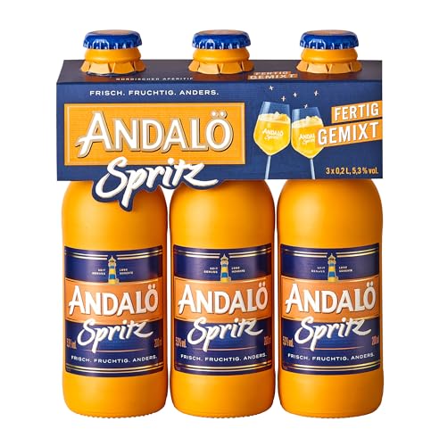 ANDALÖ SPRITZ - der nordische Aperitif I Ready to drink I 4 * 3er Pack 0,2L I 5,3% vol - von Andalö