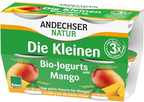 AN Bio-Jogurt Mango Cluster 12 x 400 gr von Andechser Natur