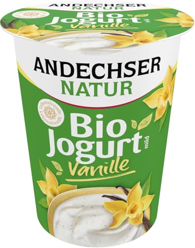 AN Bio-Jogurt Vanille 12 x 400 gr von Andechser Natur