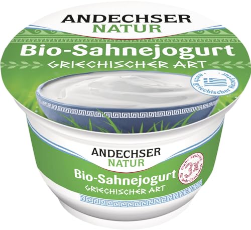 AN Bio-Sahnejogurt griechischer Art 12 x 200 gr von Andechser Natur