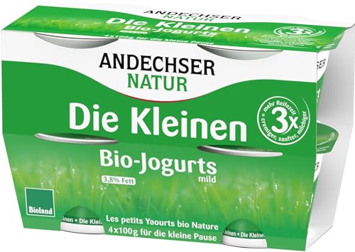 Andechser Natur AN Bio-Jogurt Natur 3,8% Cluster (6 x 400 gr) von Andechser Natur