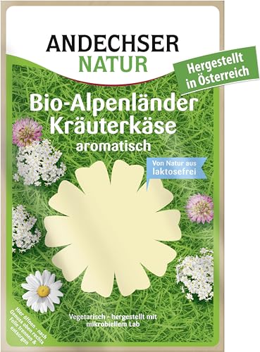 Andechser Natur Bio Alpenländer Kräuter 50% Scheiben (6 x 150 gr) von Andechser Natur