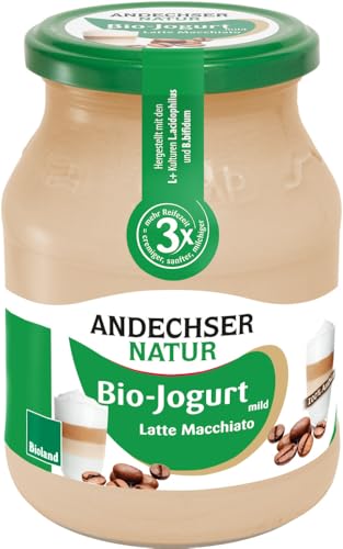 Bio Jogurt mild Latte Macchiato 3,8% 6 x 500 gr von Andechser Natur