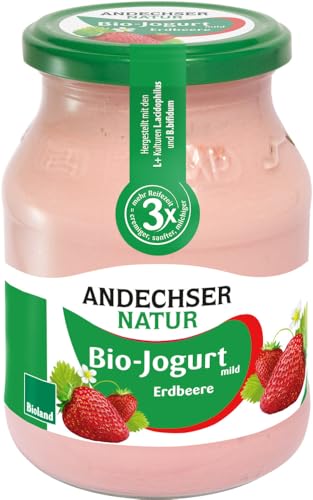 Bio Jogurt Erdbeere 3,8% 6 x 500 gr von Andechser Natur