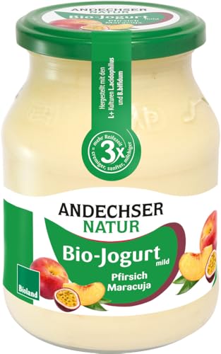 Bio Jogurt Pfir.-Maracuja 3,8% 12 x 500 gr von Andechser Natur