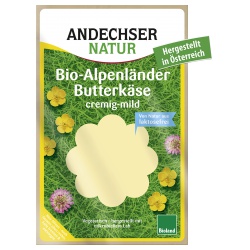 Butterkäse, geschnitten, laktosefrei von Andechser Natur