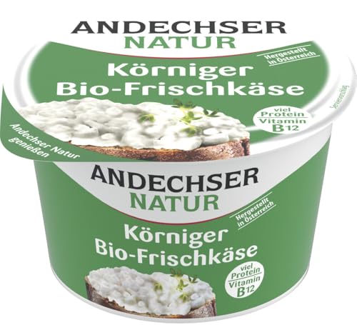 körniger Bio Frischkäse 12 x 200 gr von Andechser Natur