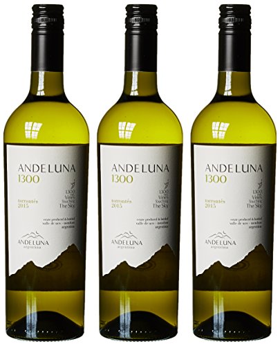 Andeluna Torrontes 1300 2015 Trocken (3 x 0.75 l) von Andeluna