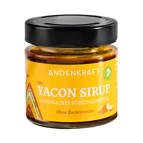 Andenkraft YACON SIRUP, Natürliche Zuckeralternative, Ideal zum Süßen von Desserts, Smoothies und Müslis von Andenkraft