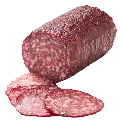 Schwedische Salami mit Elchfleisch | traditionell hergestellt und gereift | 200g im Stück von Andersson