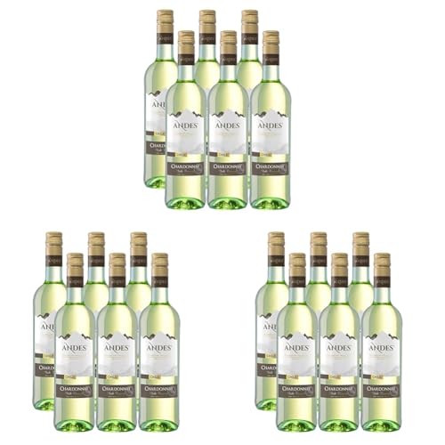 Andes Chardonnay Trocken (6 x 0.75 l) (Packung mit 3) von Andes