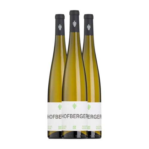 Andreas Bender Dhron Hofberger Kabinett Riesling Mosel 75 cl Weißwein (Karton mit 3 Flaschen von 75 cl) von Andreas Bender