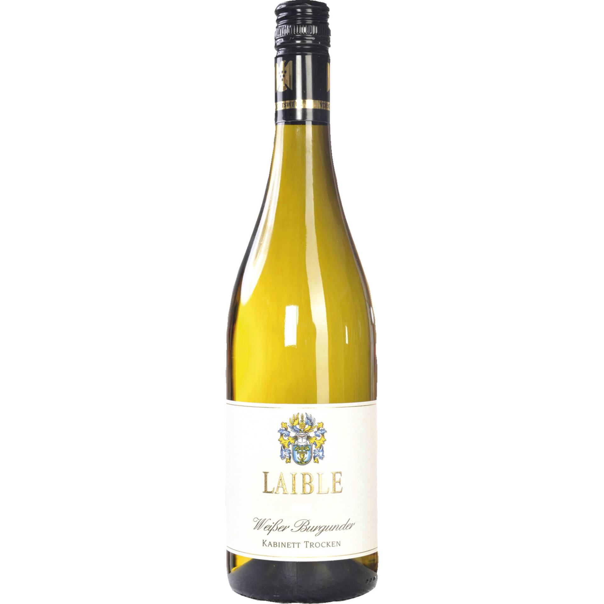 Laible Weißer Burgunder Kabinett, trocken, Baden, Baden, 2023, Weißwein von Andreas Laible,77770,Durbach,Deutschland