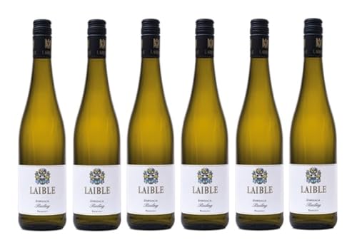 6x 0,75l - 2023er - Andreas Laible - Durbach - Riesling - VDP.Ortswein - Qualitätswein Baden - Deutschland - Weißwein trocken von Andreas Laible