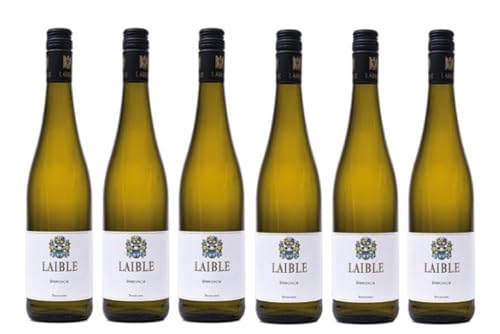 6x 0,75l - 2023er - Andreas Laible - Durbach - Weißburgunder - VDP.Ortswein - Qualitätswein Baden - Deutschland - Weißwein trocken von Andreas Laible