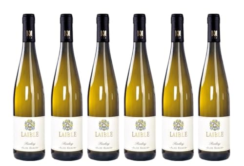 6x 0,75l - 2023er - Andreas Laible - Durbacher Plauelrain - Alte Reben - Riesling - Spätlese trocken - Prädikatswein Baden - Deutschland - Weißwein trocken von Andreas Laible