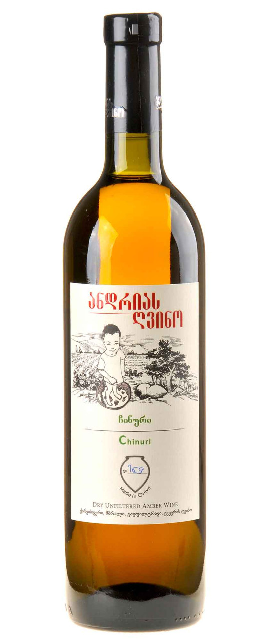 Andrias Gvino Chinuri Dry Amber Wine 2021 von Andrias Gvino