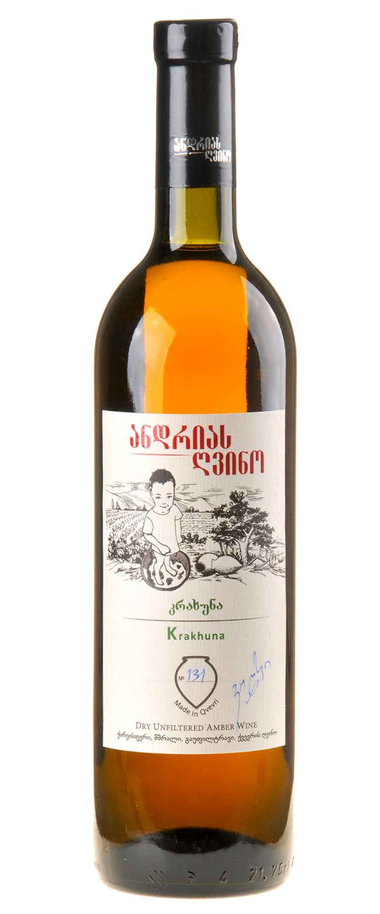 Andrias Gvino Krakhuna Dry Amber Wine 2021 von Andrias Gvino