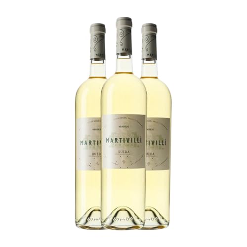 Ángel Lorenzo Cachazo Martivilli Verdejo Rueda Magnum-Flasche 1,5 L Weißwein (Karton mit 3 Magnum-Flasche von 1,5 L) von Ángel Lorenzo Cachazo