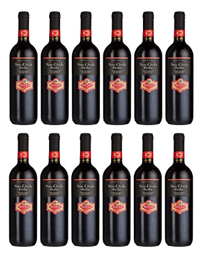 12x 0,75l - 2022er - Angelo Rocca & Figli - Nero d'Avola - Sicilia D.O.P. - Sizilien - Italien - Rotwein trocken von Angelo Rocca & Figli