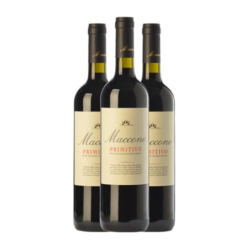 Angiuli Maccone Primitivo Puglia 75 cl (Schachtel mit 3 Flaschen von 75 cl) von Angiuli Donato