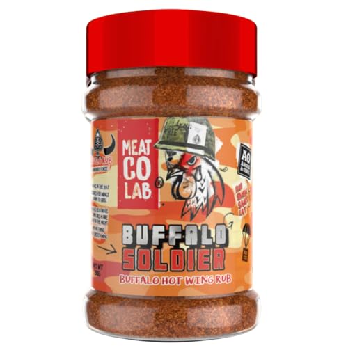 Angus & Oink Buffalo Soldier - BBQ Hot Wing Rub Seasoning von Angus & Oink