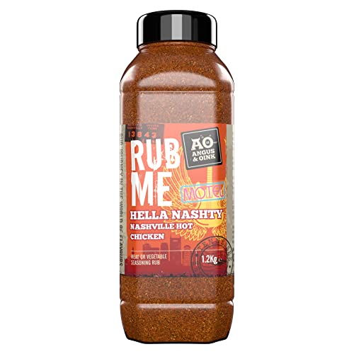 Angus & Oink Rub Me Hella Nashty Nashville Hot Chicken Gewürze, 1 kg von Angus & Oink