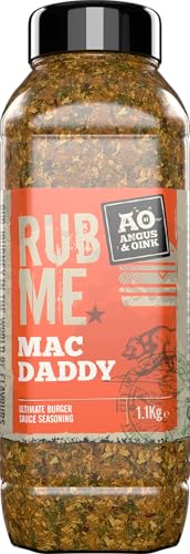 Angus & Oink Rub Me Mac Daddy Ultimate Burger-Soßen-Gewürzbehälter, 1,2 kg von Angus & Oink