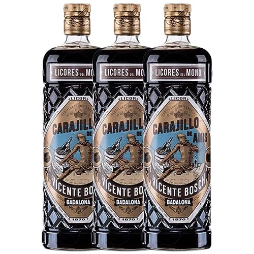 Liköre Anís del Mono Carajillo 70 cl (Schachtel mit 3 Flaschen von 70 cl) von Anís del Mono