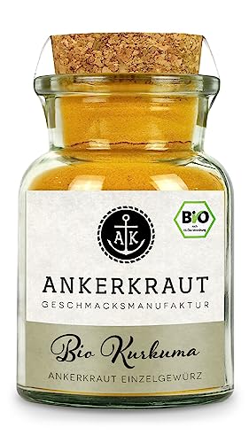 Ankerkraut, Bio Kurkuma, 85g im Korkenglas, Kurkuma-Pulver BIO kaufen von Ankerkraut