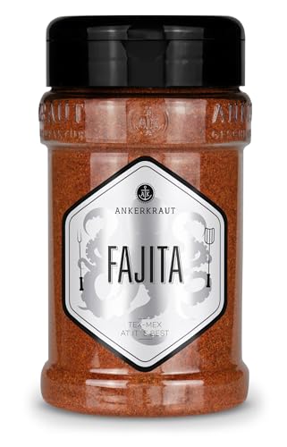 Ankerkraut Fajita, Gewürzzubereitung für Fajitas, Tacos, Burritos und Quesadillas würzen, 185 g im Streuer von Ankerkraut