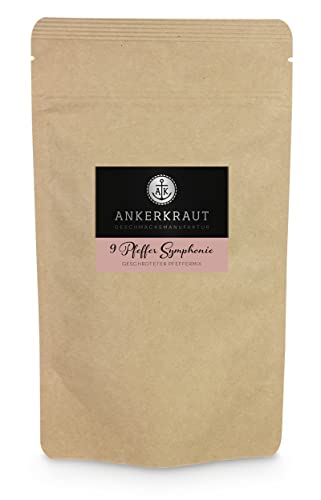 Ankerkraut 9-Pfeffer-Symphonie, 150g im Beutel, Mischung verschiedener Sorten, Premium Qualität und Aroma von Ankerkraut