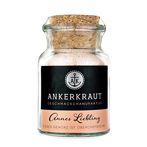 Ankerkraut Annes Liebling, Gewürz für Sauce, Soße abschmecken, Kartoffeln und Beilagen würzen, 95 g im Korkenglas von Ankerkraut