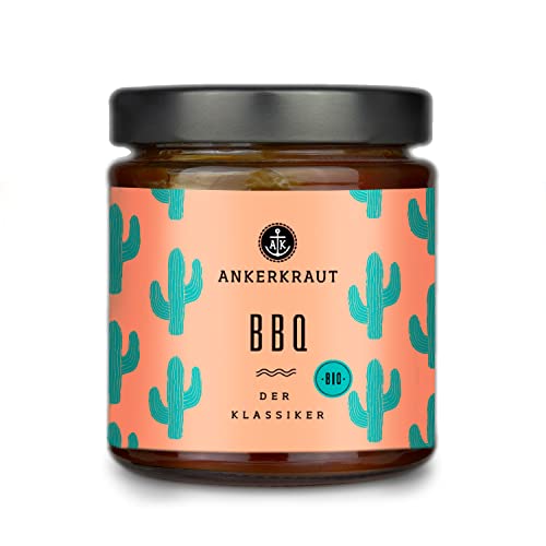 Ankerkraut BBQ Sauce, für Fleisch, Spare-Ribs, Barbecue, 170 ml im Glas von Ankerkraut