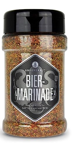 Ankerkraut Biermarinade, zum selber machen, eine perfekte Ergänzung zum gekühlen Glas Bier; 170g im Streuer von Ankerkraut