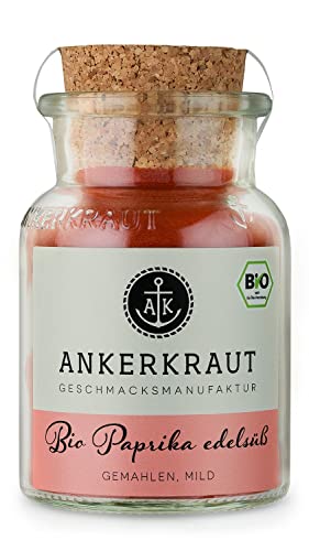 Ankerkraut Bio Paprika edelsüß, 85g im Korkenglas, Paprika-Pulver BIO kaufen von Ankerkraut