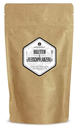 Ankerkraut Buletten & Fleischpflanzerl, Gewürzmischung für Buletten und Frikadellen, 250g im aromadichten Beutel von Ankerkraut