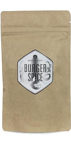 Ankerkraut Burger Spice Gewürz, 260g im Beutel, Gewürz-Mischung für Hamburger, Cheeseburger & Co, Lecker Burger am Grill oder Pfanne braten, Zuckerfrei Premium Qualität von Ankerkraut