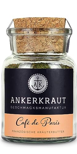 Ankerkraut Café de Paris, Gewürzzubereitung für Butter oder Sauce, Café de Paris Gewürze, 65 g im Korkenglas von Ankerkraut