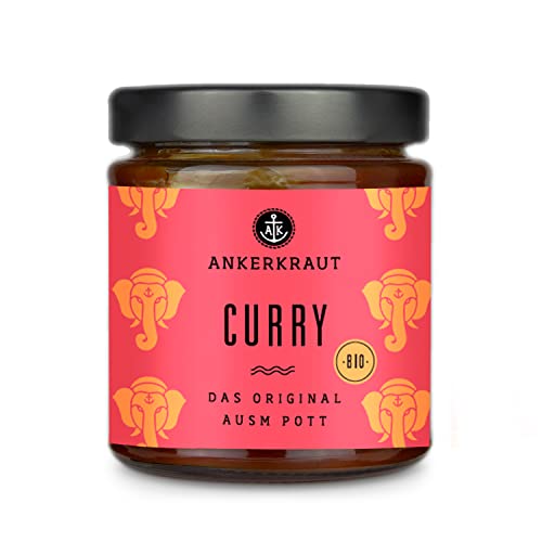 Ankerkraut Curry Sauce, für Reis, Gemüse, Hähnchen, 170 ml Saucen-Liebe im Glas von Ankerkraut