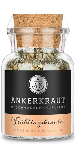 Ankerkraut Frühlingskräuter, Frischer Genuss mit leckeren Kräutern, perfektes Gewürz für zauberhafte Frühlingsgerichte, Salat, Kräuterbutter und Dressing herstellen, 65 g im Korkenglas von Ankerkraut