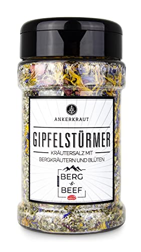 Ankerkraut Gipfelstürmer Gewürz, 150g im Streuer, für Fisch, Fleisch und Gemüse, Allrounder zum Streuen, Lecker zu Hause Kochen, Premium Qualität von Ankerkraut